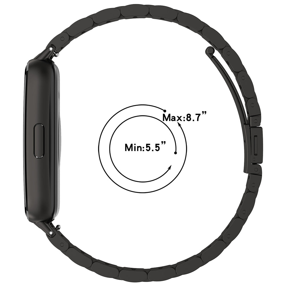Techsuit W010 -ranneke Huawei Band 11 / 11 Pro, Vaaleanpunainen