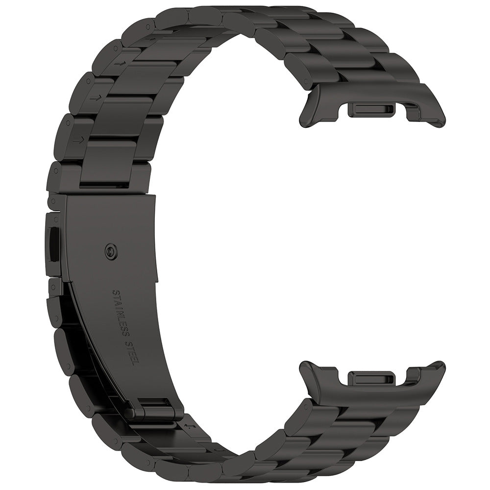 Techsuit W010 -ranneke Samsung Galaxy Watch8 / Watch8 Classic Series -kelloille, Musta