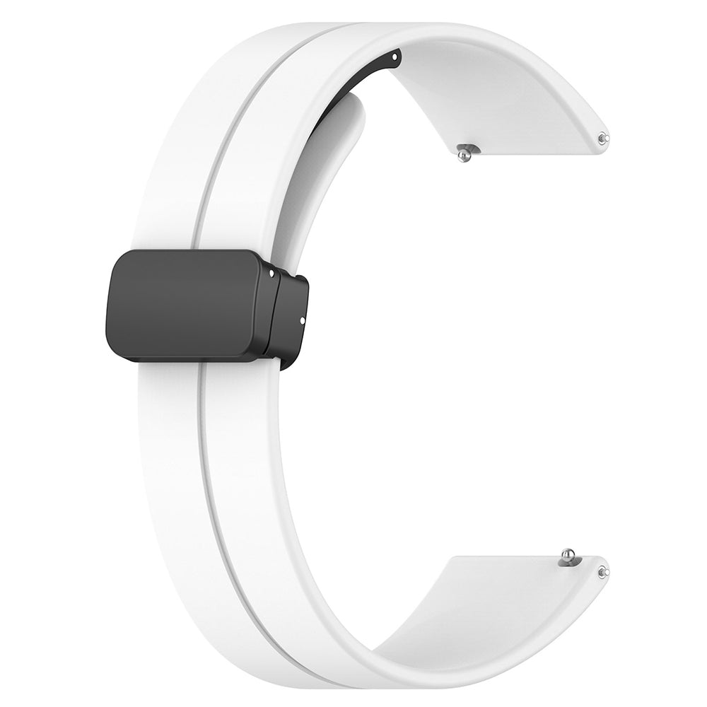 Techsuit W011 -ranneke Huawei Watch / Garmin Watch Series, 18mm, Valkoinen