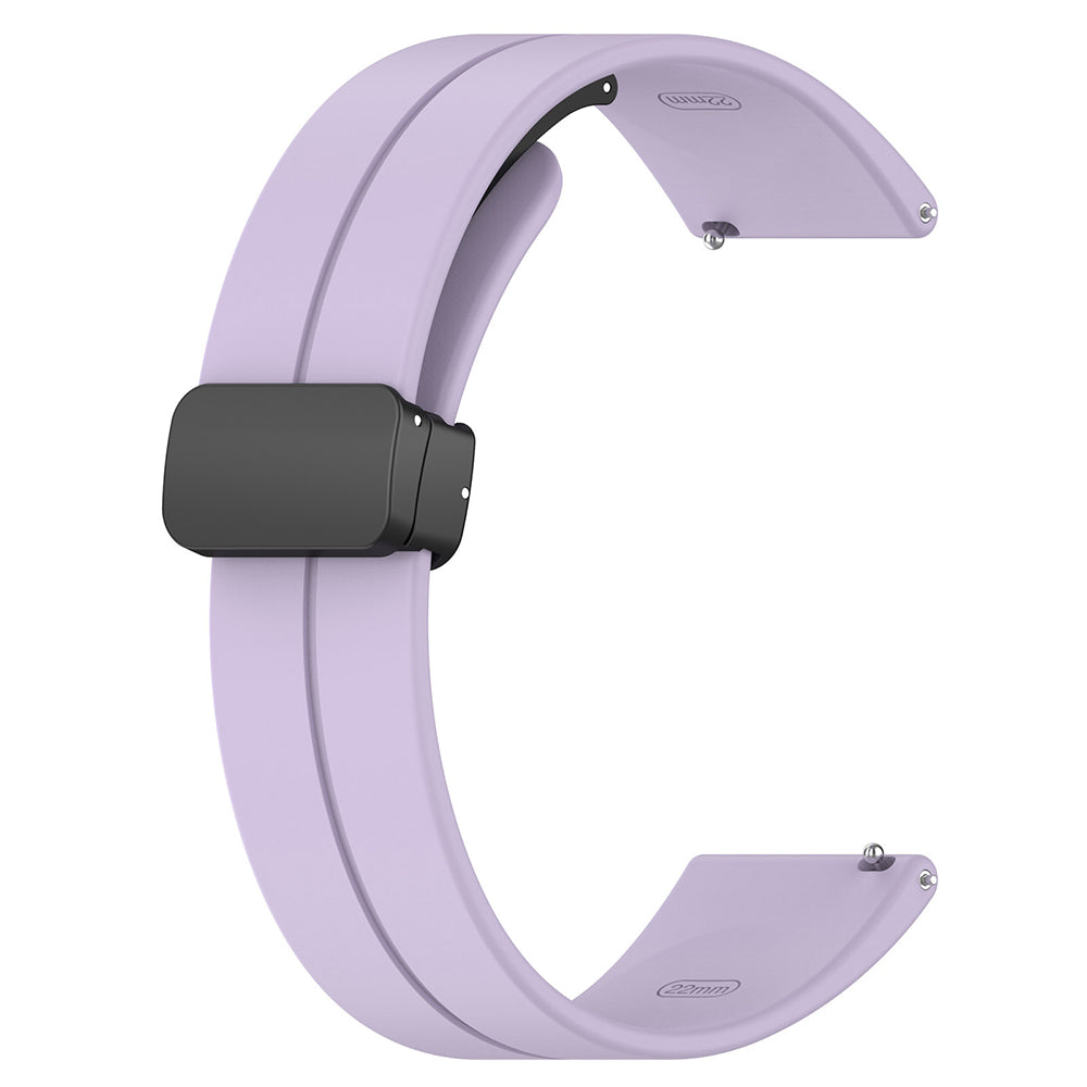 Techsuit W011 -ranneke Huawei Watch / Garmin Watch -sarjoille, 18mm, Violetti
