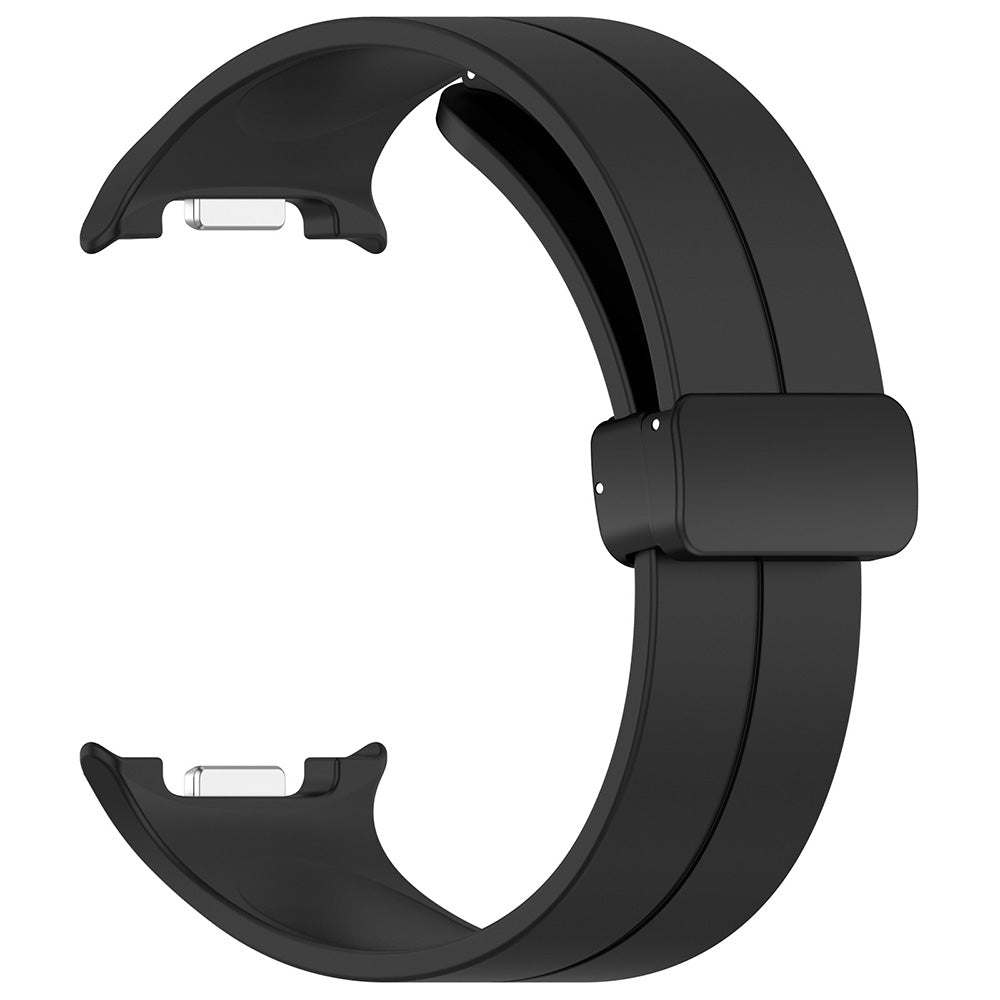 Techsuit W011 -ranneke Samsung Galaxy Watch8 / Watch8 Classic Series -kelloille, Musta