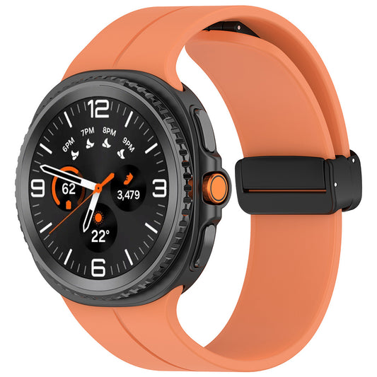 Techsuit W011 -ranneke Samsung Galaxy Watch 8 Classic / Watch8 44mm / Watch 8 40mm, Oranssi