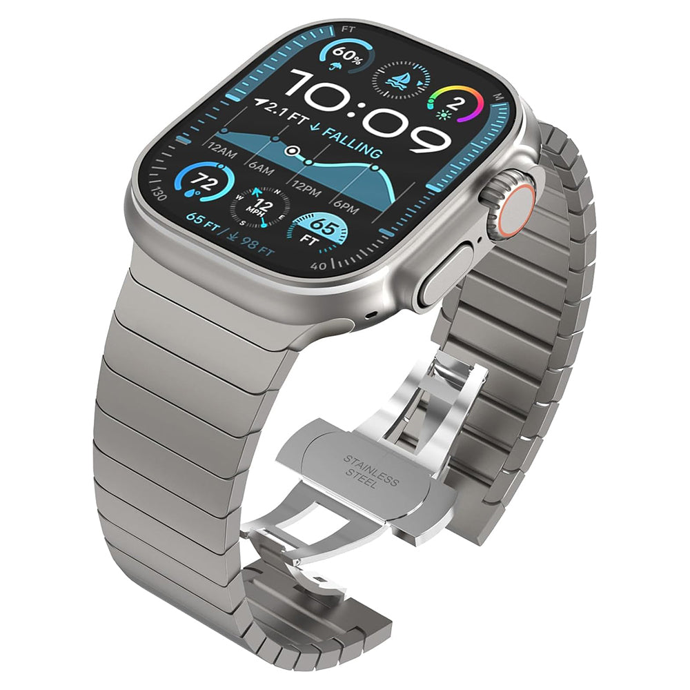 Techsuit W012 -ranneke Apple Watch 42mm / 41mm / 40mm / 38mm -sarjalle, Hopea
