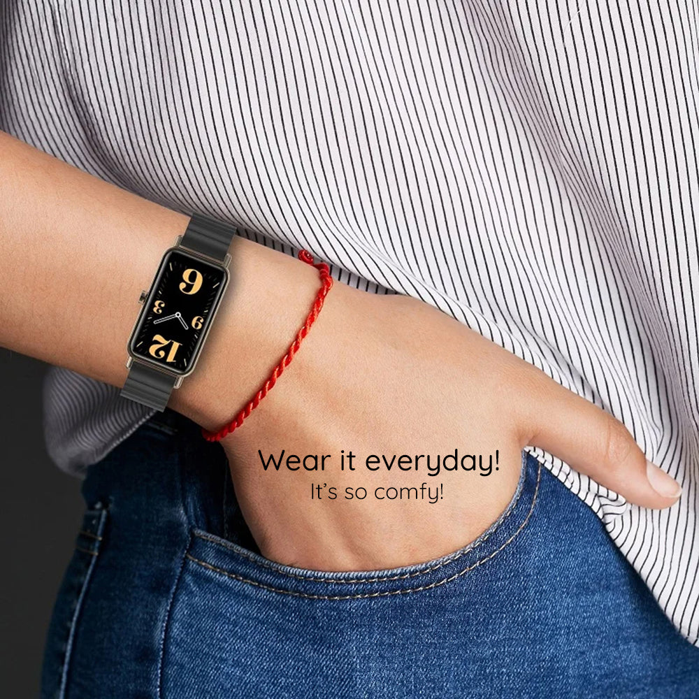 Techsuit W012 -ranneke Apple Watch 42mm / 41mm / 40mm / 38mm -sarjalle, Hopea