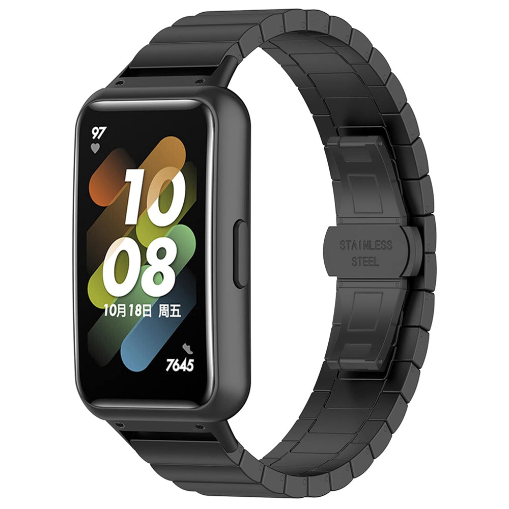 Techsuit W012 -ranneke Garmin Watch Fenix Series -kelloille, 26mm, Musta