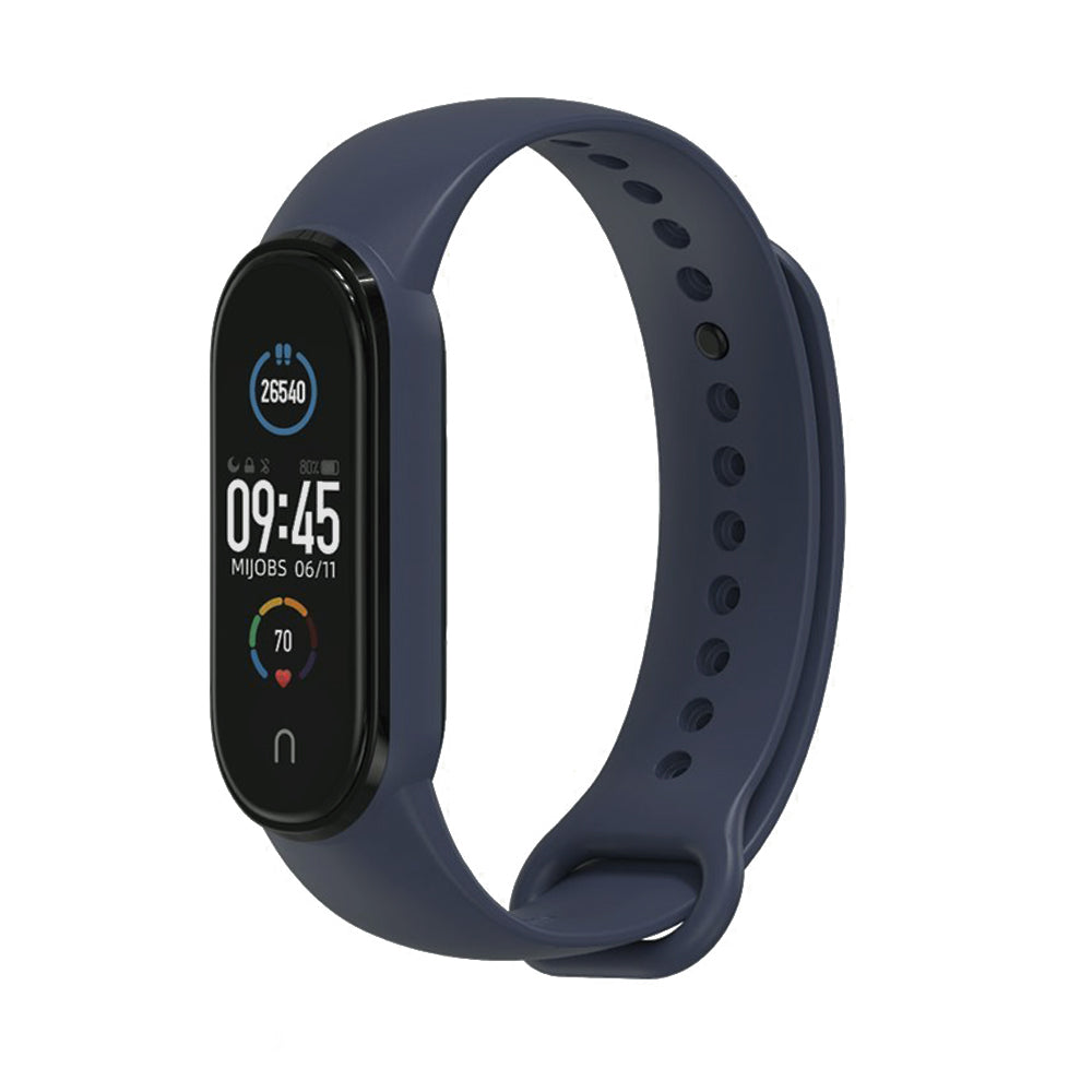 Techsuit W013 -ranneke Xiaomi Band / Amazfit Band Series, Tummansininen