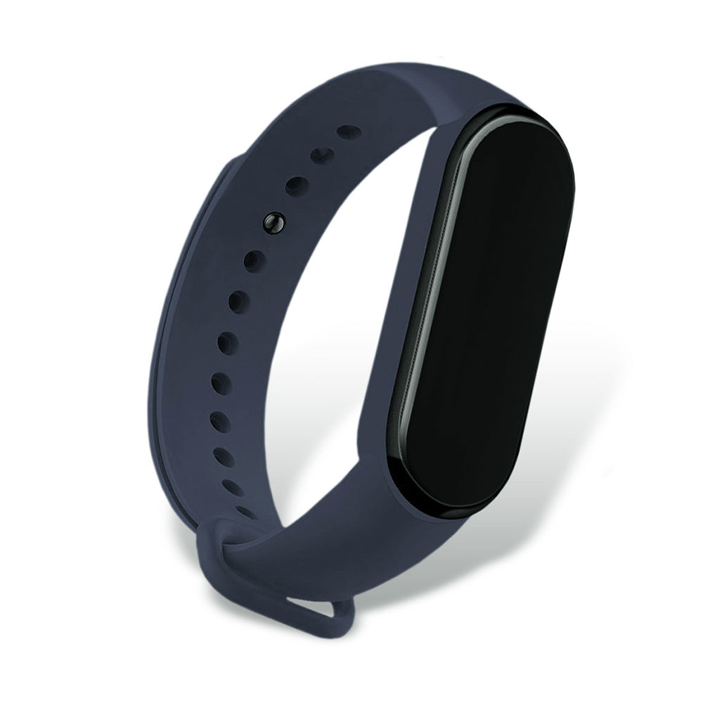 Techsuit W013 -ranneke Xiaomi Band / Amazfit Band Series, Tummansininen