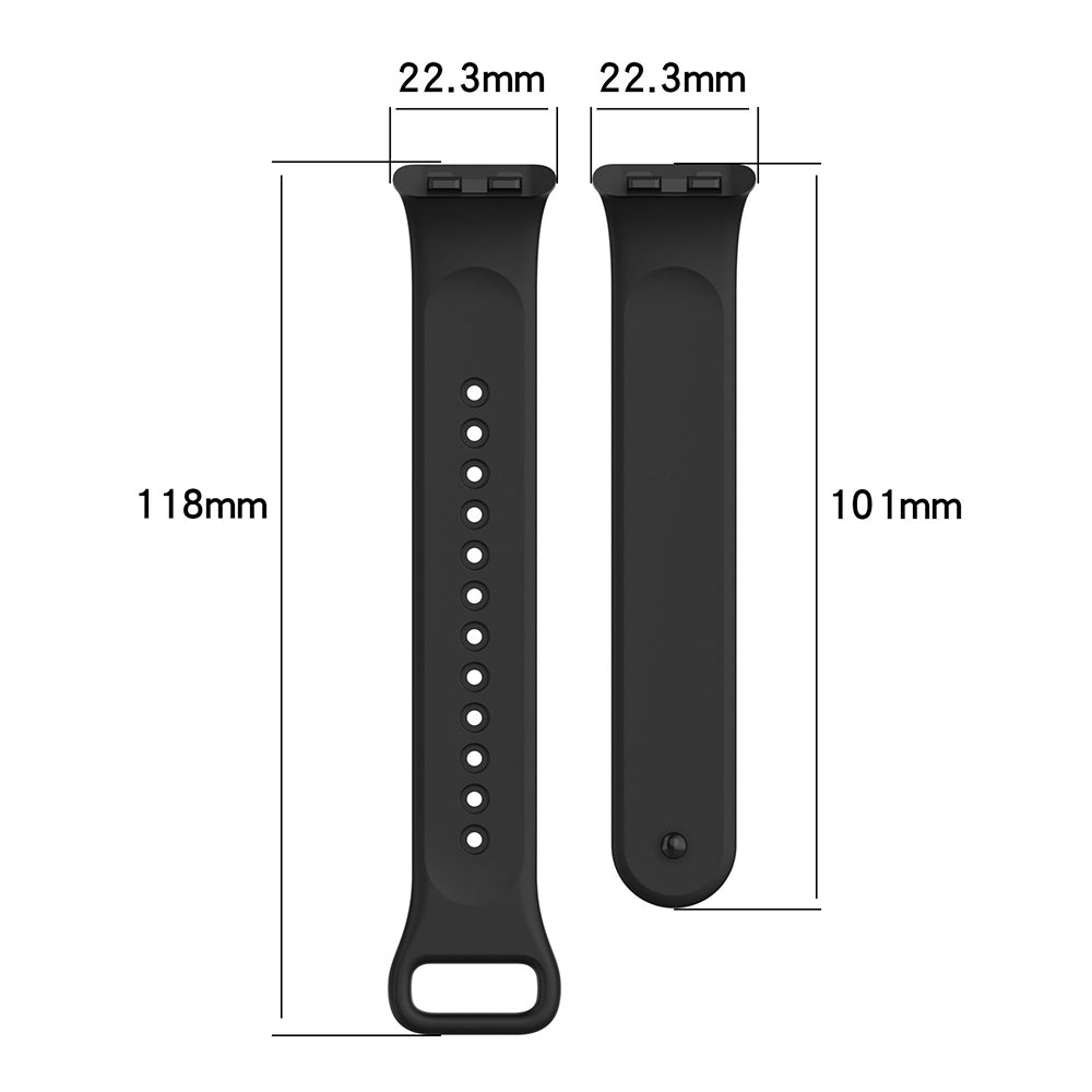 Techsuit W014 -ranneke Honor Band 9:lle, Musta