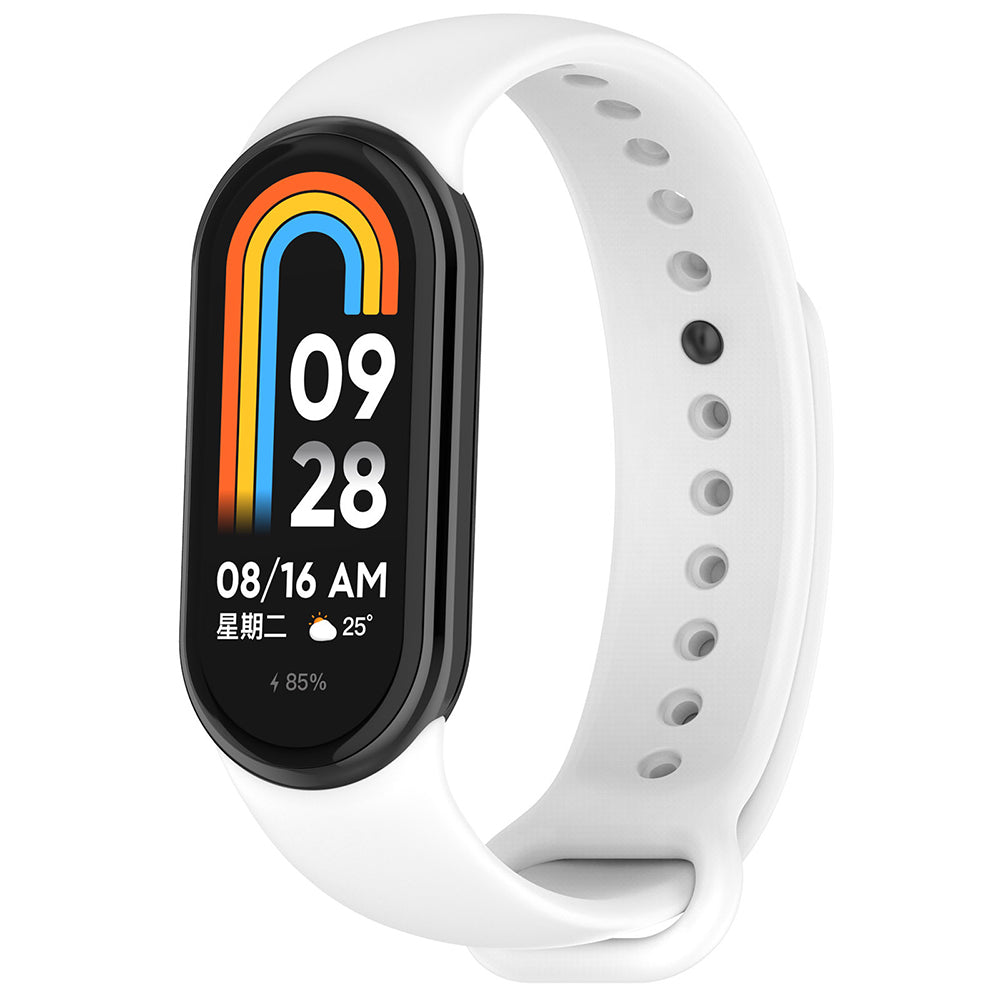 Techsuit W014 -ranneke Xiaomi Smart Band 9 / 8, Valkoinen