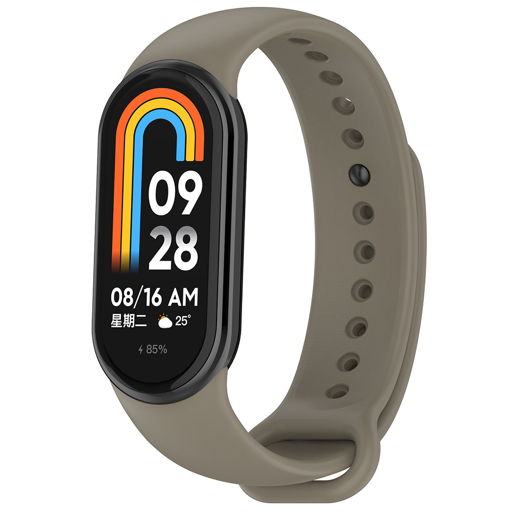 Techsuit W014 -ranneke Xiaomi Smart Band 9 / 8, Harmaa