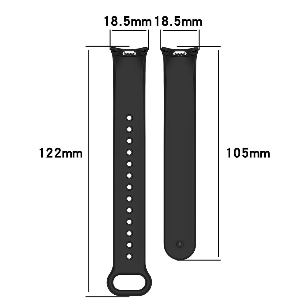 Techsuit W014 -ranneke Xiaomi Smart Band 9 / 8, Harmaa