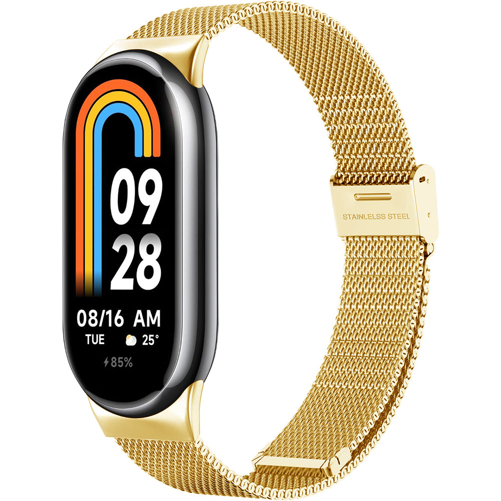 Techsuit W022 -ranneke Xiaomi Smart Band 9 / 8, 15mm, Kultainen