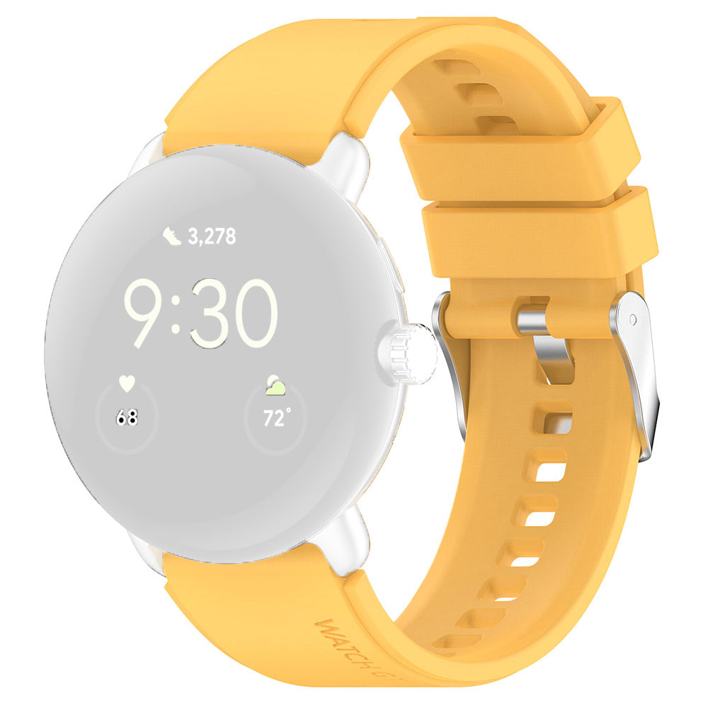 Techsuit W026 -ranneke Huawei Watch / Xiaomi Watch Series, 22mm, Keltainen