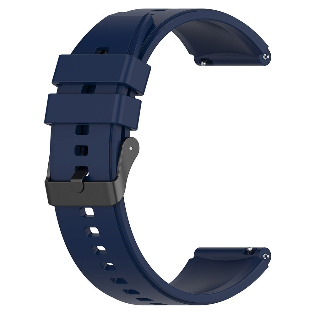Techsuit W026 -ranneke Samsung Galaxy Watch / Huawei Watch Series, 20mm, Tummansininen