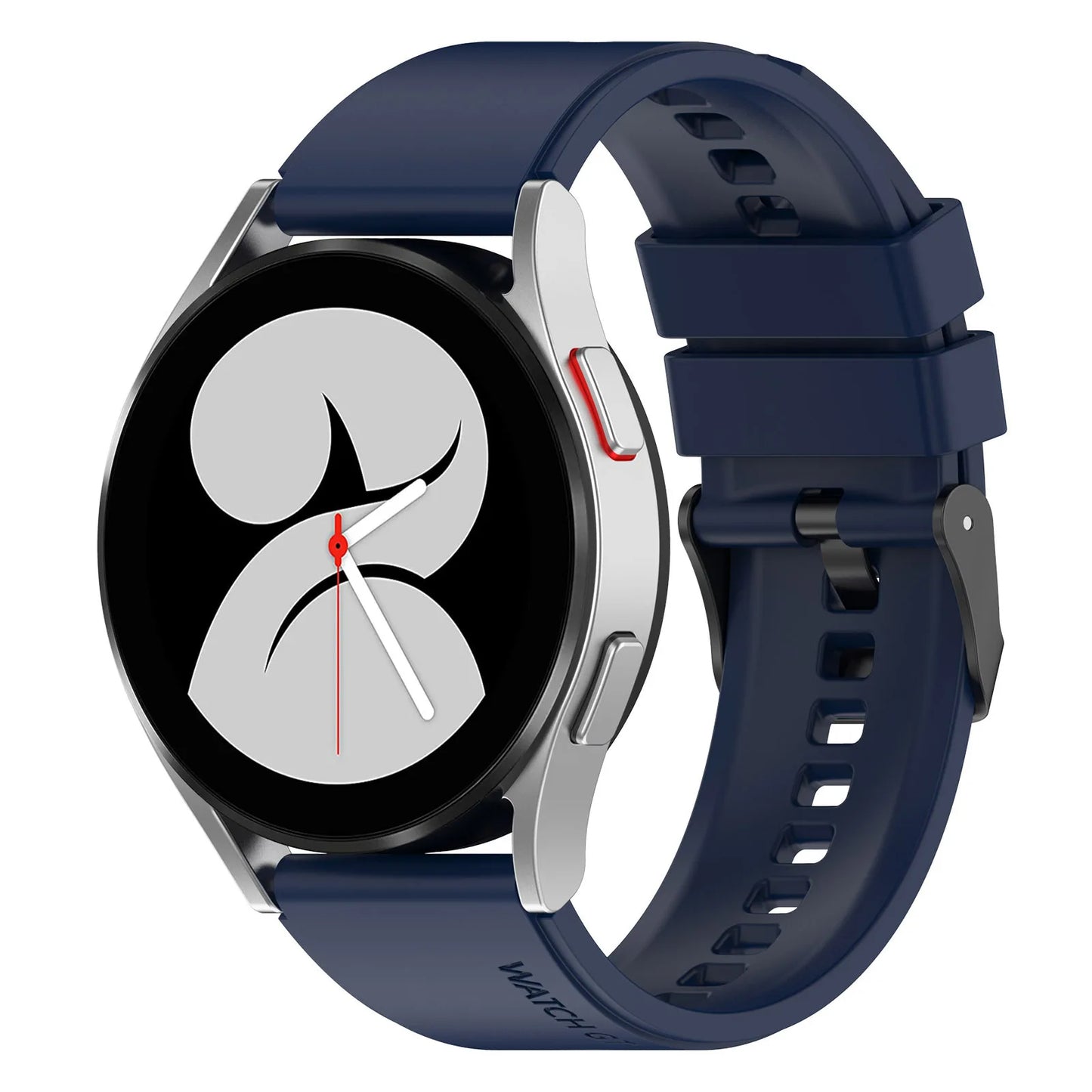 Techsuit W026 -ranneke Samsung Galaxy Watch / Huawei Watch Series, 20mm, Tummansininen