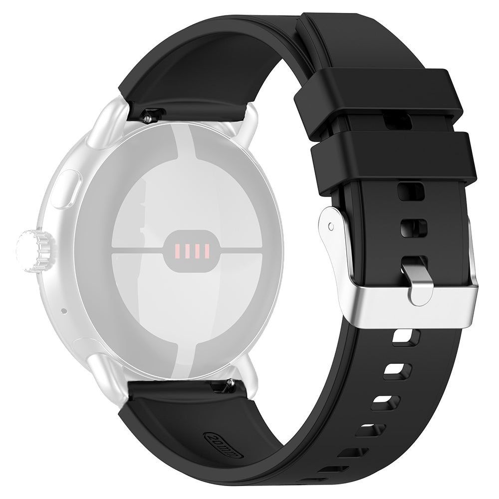 Techsuit W026 -ranneke Samsung Galaxy Watch / Huawei Watch Series, 20mm, Musta
