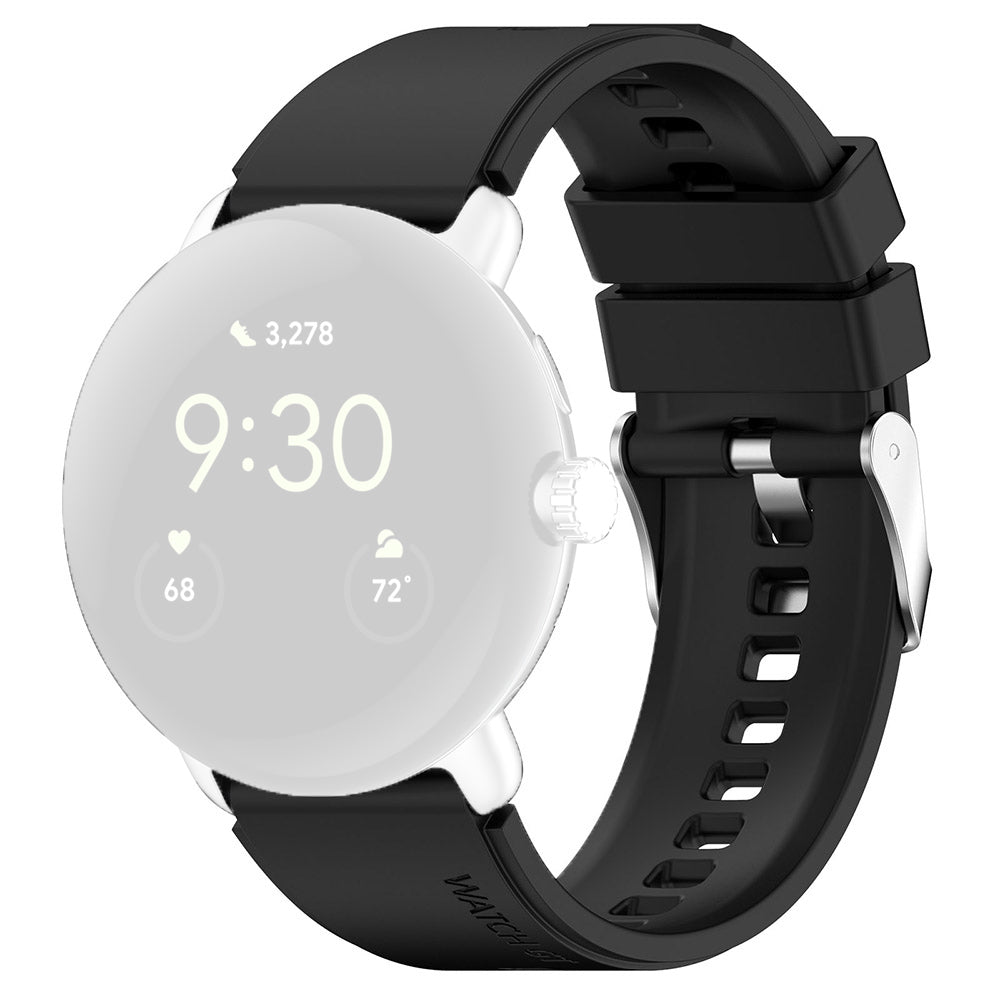 Techsuit W026 -ranneke Samsung Galaxy Watch / Huawei Watch Series, 20mm, Musta