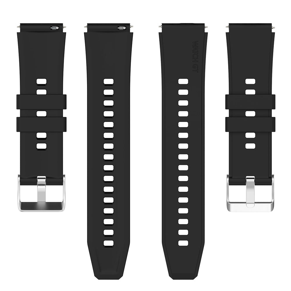 Techsuit W026 -ranneke Samsung Galaxy Watch / Huawei Watch Series, 20mm, Musta