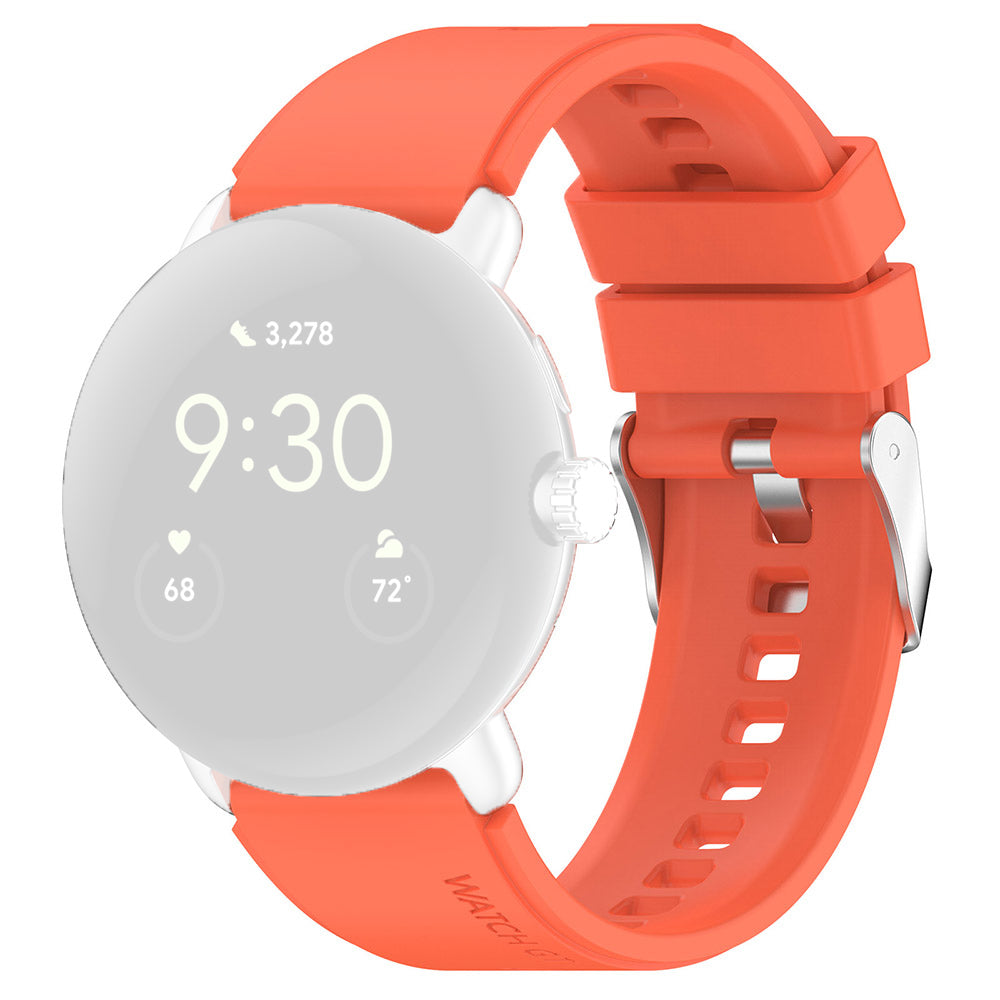 Techsuit W026 -ranneke Samsung Galaxy Watch / Huawei Watch Series, 20mm, Oranssi