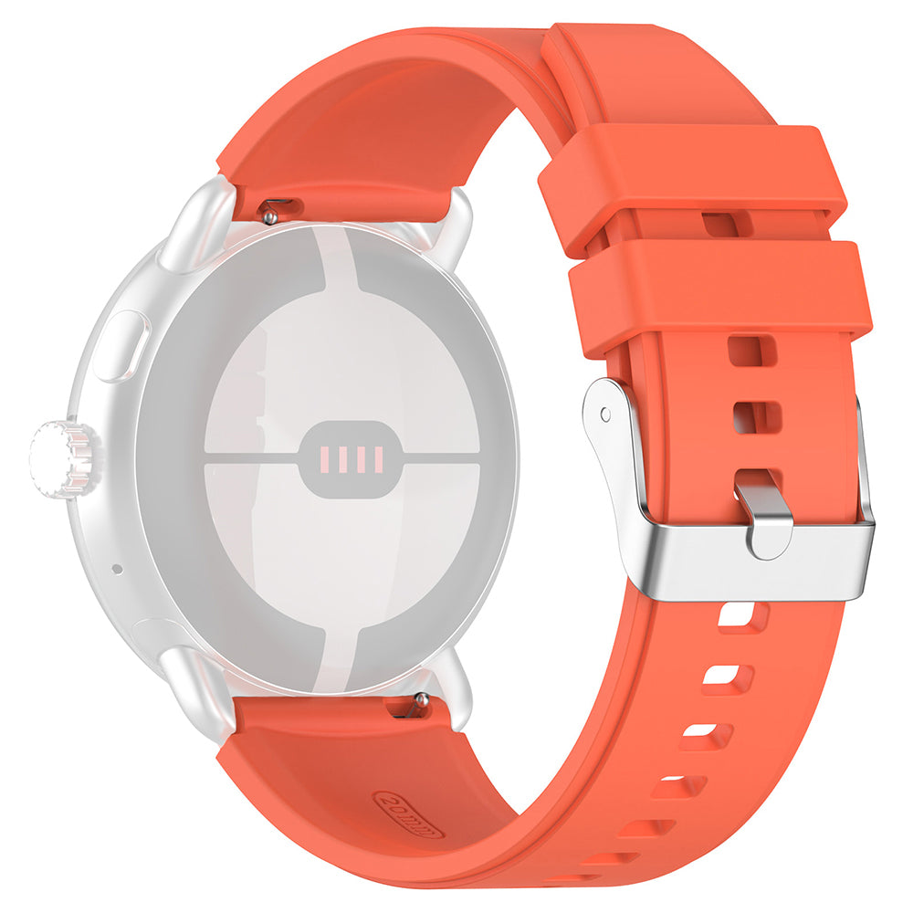 Techsuit W026 -ranneke Samsung Galaxy Watch / Huawei Watch Series, 20mm, Oranssi