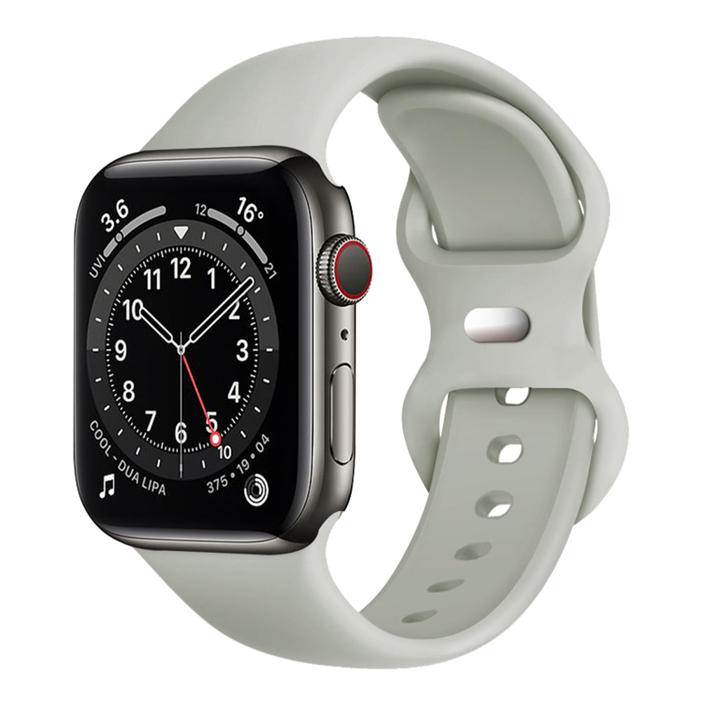 Techsuit W031 -ranneke Apple Watch 42mm / 41mm / 40mm / 38mm -sarjoille, Harmaa