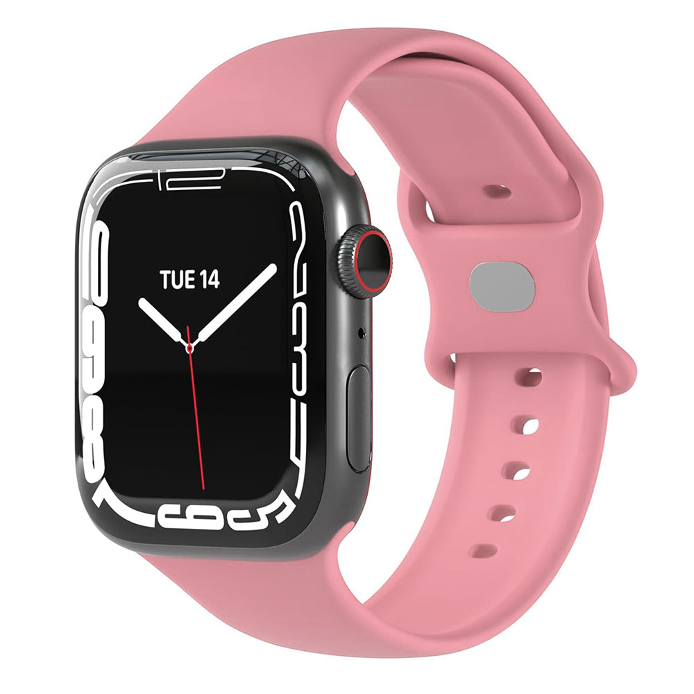 Techsuit W031 -ranneke Apple Watch 42mm / 41mm / 40mm / 38mm -sarjalle, Pinkki