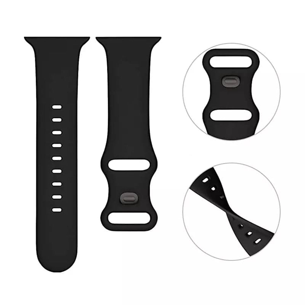 Techsuit W031 -ranneke Apple Watch 49mm / 46mm / 45mm / 44mm / 42mm -sarjoille, Violetti