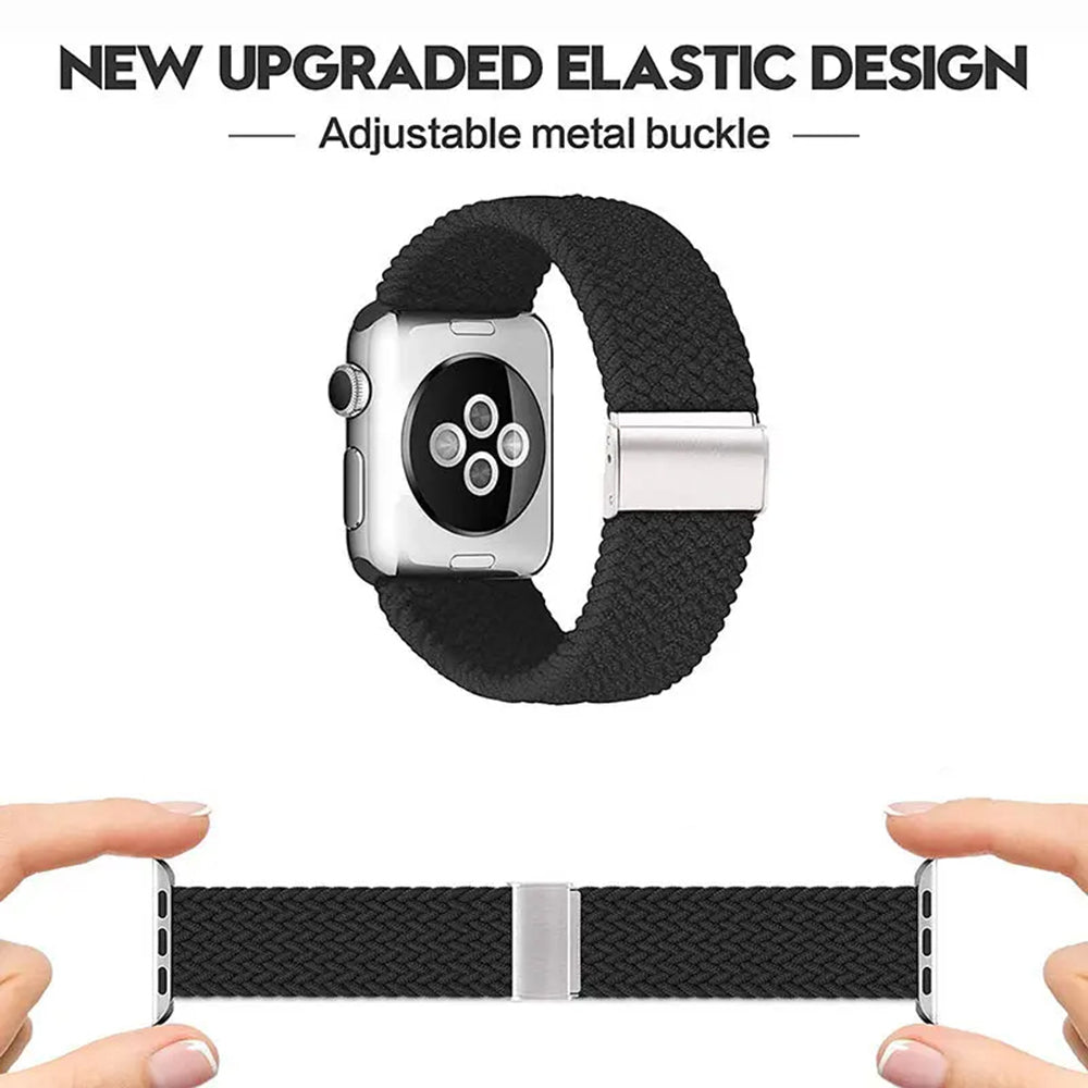 Techsuit W032 -ranneke Apple Watch 42mm / 41mm / 40mm / 38mm -sarjalle, Värikäs Vihreä