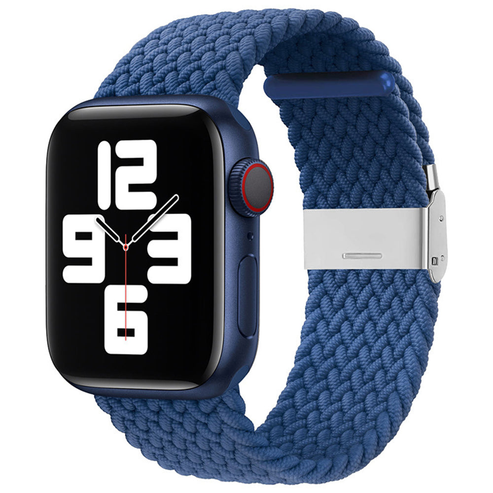 Techsuit W032 -ranneke Apple Watch 49mm / 46mm / 45mm / 44mm / 42mm -sarjalle, tummansininen