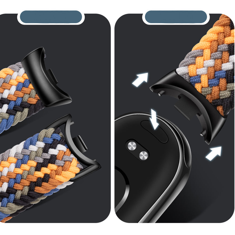 Techsuit W032 -ranneke Xiaomi Smart Band 9 / 8, Pinkki