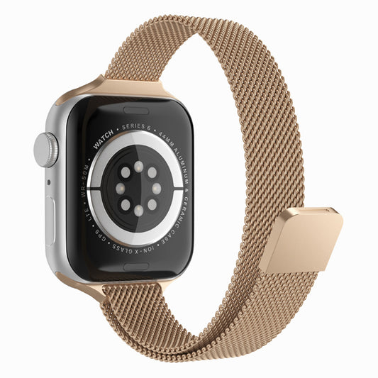 Techsuit W034 -ranneke Apple Watch 42mm / 41mm / 40mm / 38mm -sarjalle, Kultainen