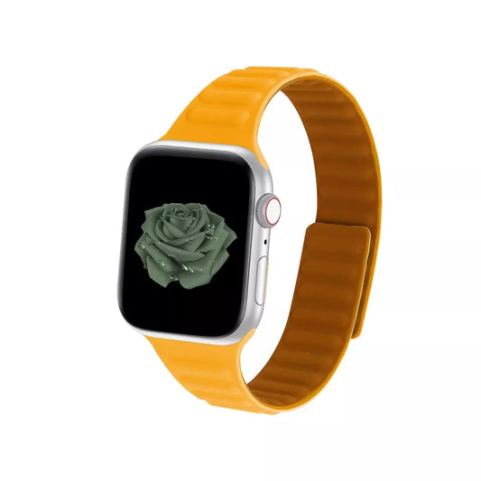 Techsuit W035 -ranneke Apple Watch 42mm / 41mm / 40mm / 38mm -sarjalle, Oranssi