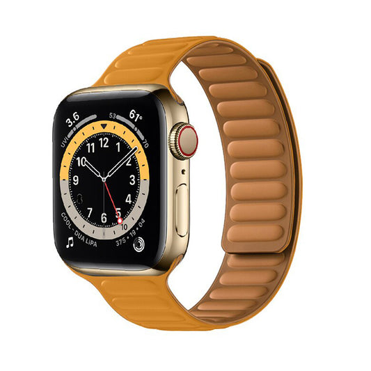 Techsuit W035 -ranneke Apple Watch 42mm / 41mm / 40mm / 38mm -sarjalle, Oranssi