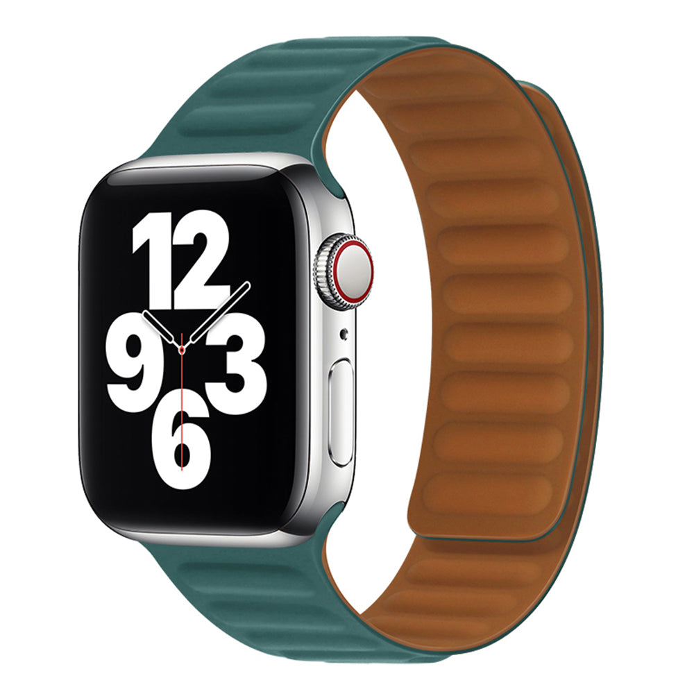 Techsuit W035 -ranneke Apple Watch 49mm / 46mm / 45mm / 44mm / 42mm -sarjoille, Turkoosi