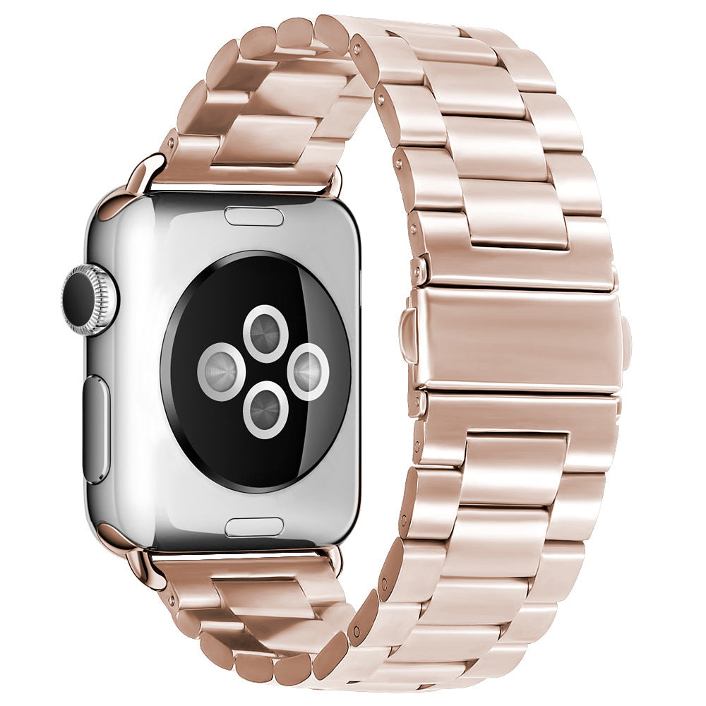 Techsuit W036 -ranneke Apple Watch 49mm / 46mm / 45mm / 44mm / 42mm -sarjalle, Pinkki