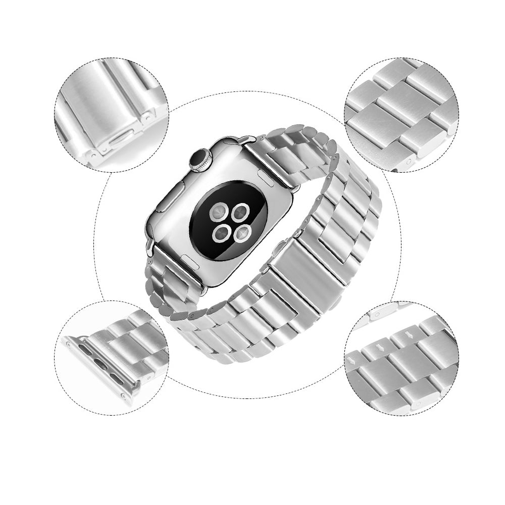 Techsuit W036 -ranneke Apple Watch 49mm / 46mm / 45mm / 44mm / 42mm -sarjalle, Pinkki