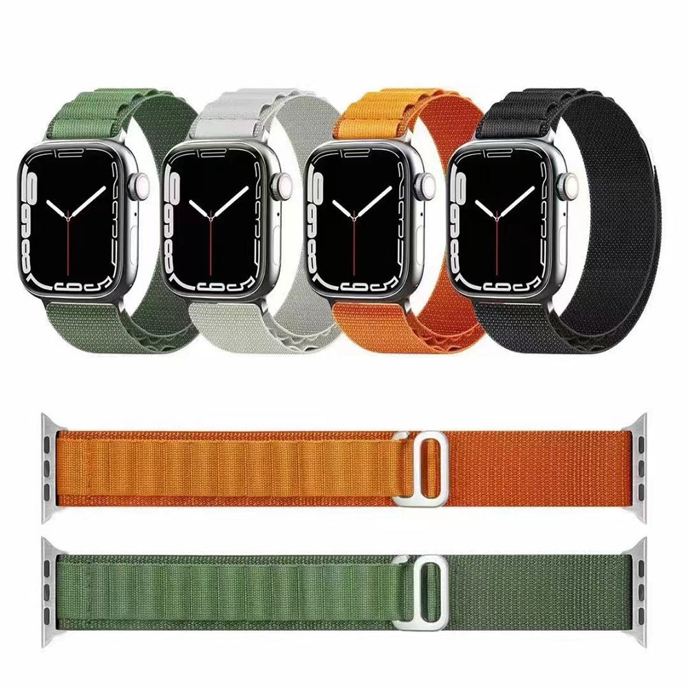 Techsuit W037 -ranneke Apple Watch 42mm / 41mm / 40mm / 38mm -sarjoille, Valkoinen