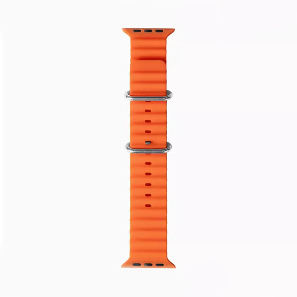 Techsuit W038 -ranneke Apple Watch 42mm / 41mm / 40mm / 38mm -sarjalle, Oranssi