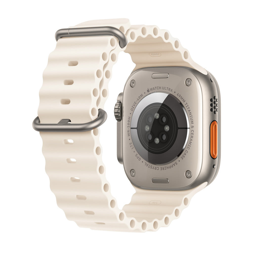 Techsuit W038 -ranneke Apple Watch 42mm / 41mm / 40mm / 38mm -sarjalle, Pinkki