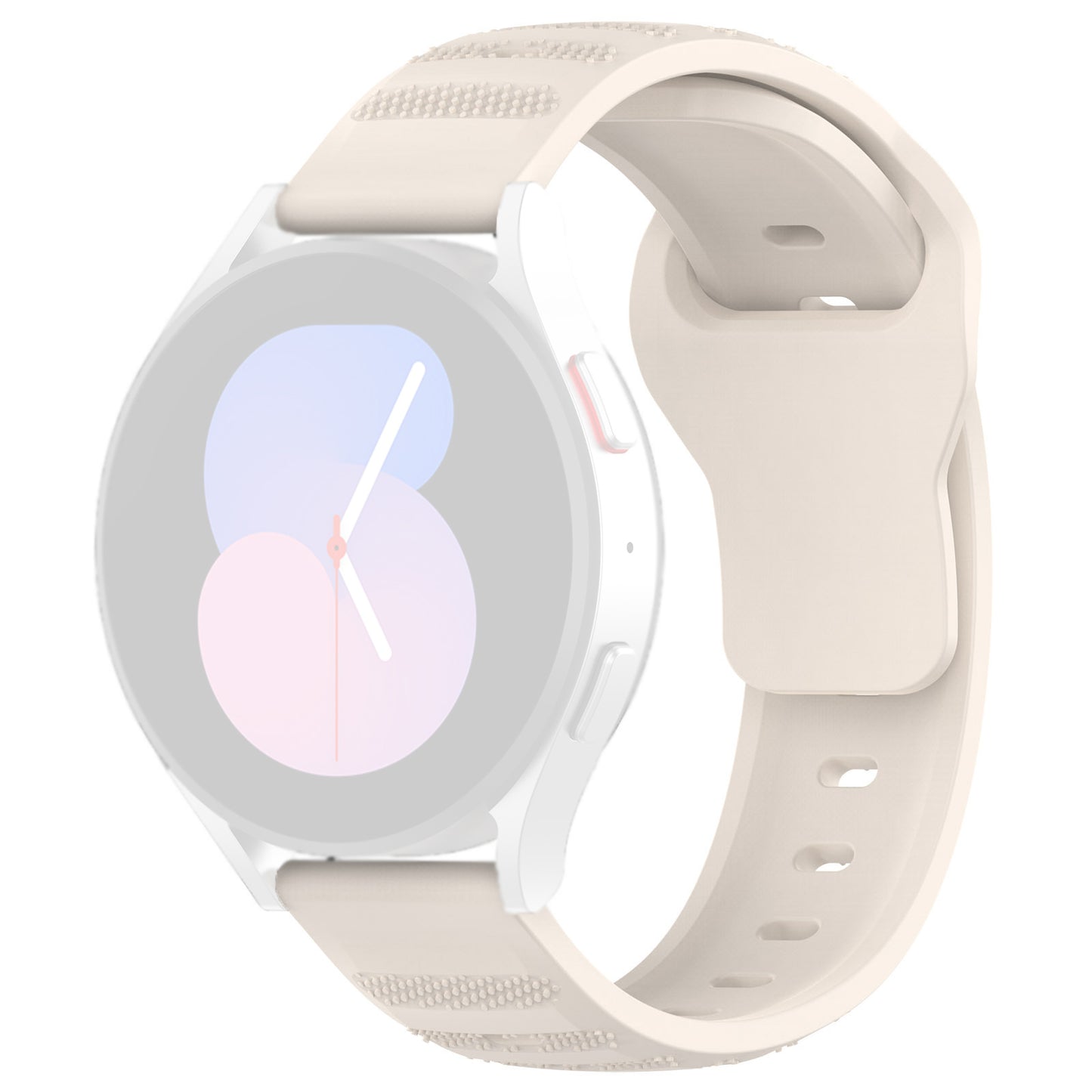 Techsuit W050 -ranneke Huawei Watch / Xiaomi Watch Series, 22mm, Beige