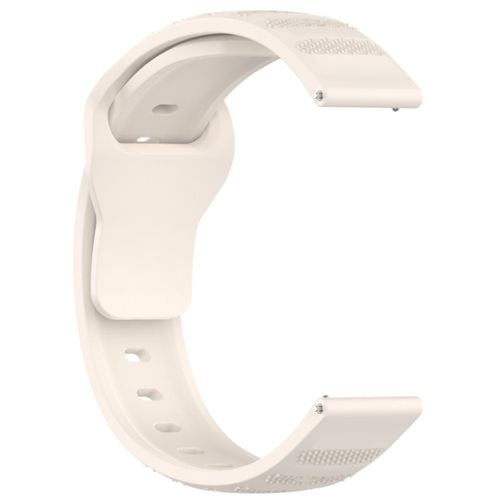 Techsuit W050 -ranneke Huawei Watch / Xiaomi Watch Series, 22mm, Beige