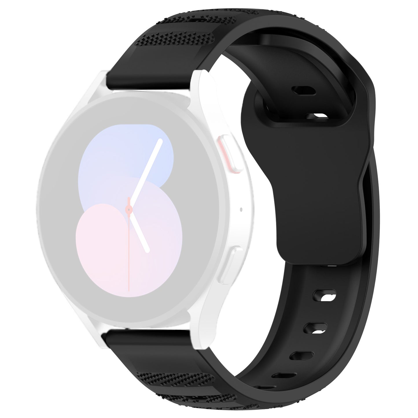 Techsuit W050 -ranneke Huawei Watch / Xiaomi Watch Series, 22mm, Musta