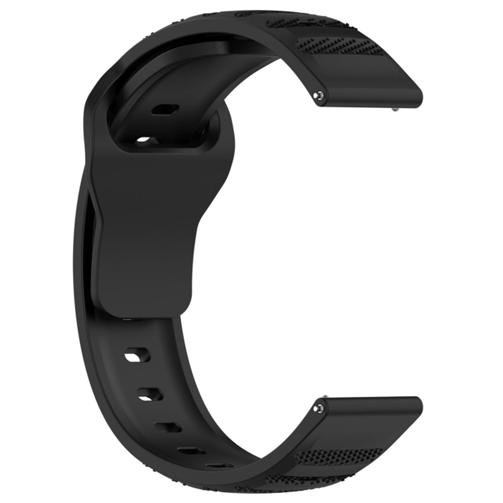 Techsuit W050 -ranneke Huawei Watch / Xiaomi Watch Series, 22mm, Musta