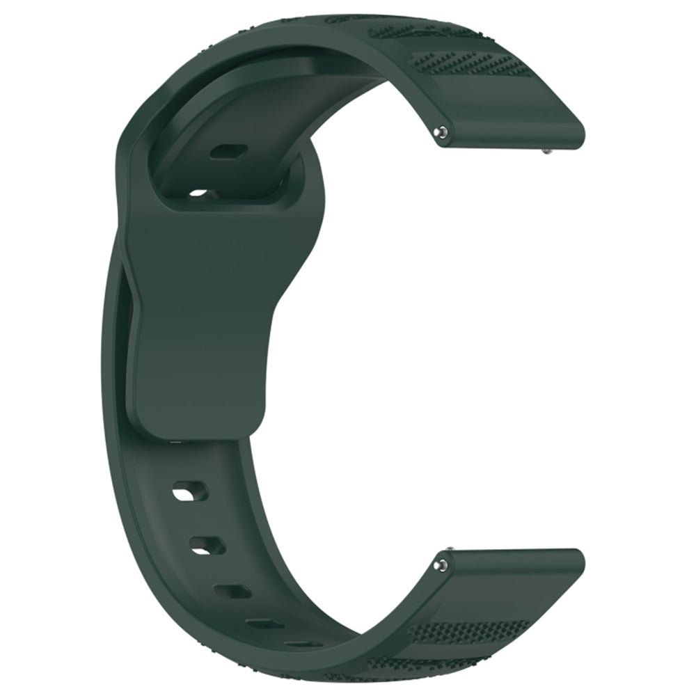 Techsuit W050 -ranneke Huawei Watch / Xiaomi Watch Series, 22mm, Vihreä.