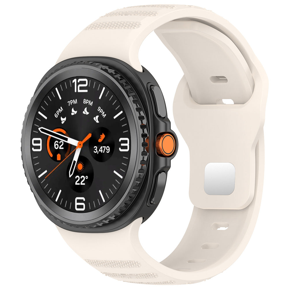 Techsuit W050 -ranneke Samsung Galaxy Watch 8 Classic / Watch8 44mm / Watch 8 40mm, Beige