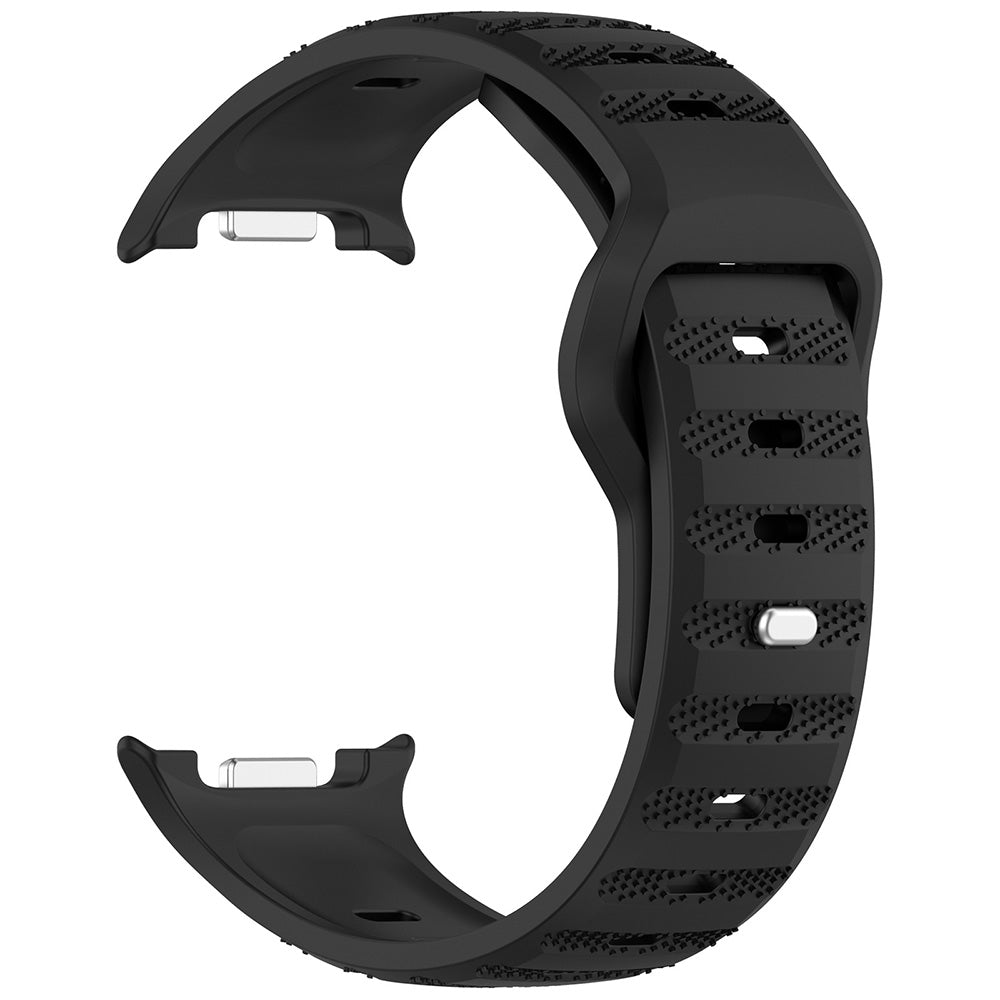 Techsuit W050 -ranneke Samsung Galaxy Watch8 / Watch8 Classic Series -sarjaan, Musta