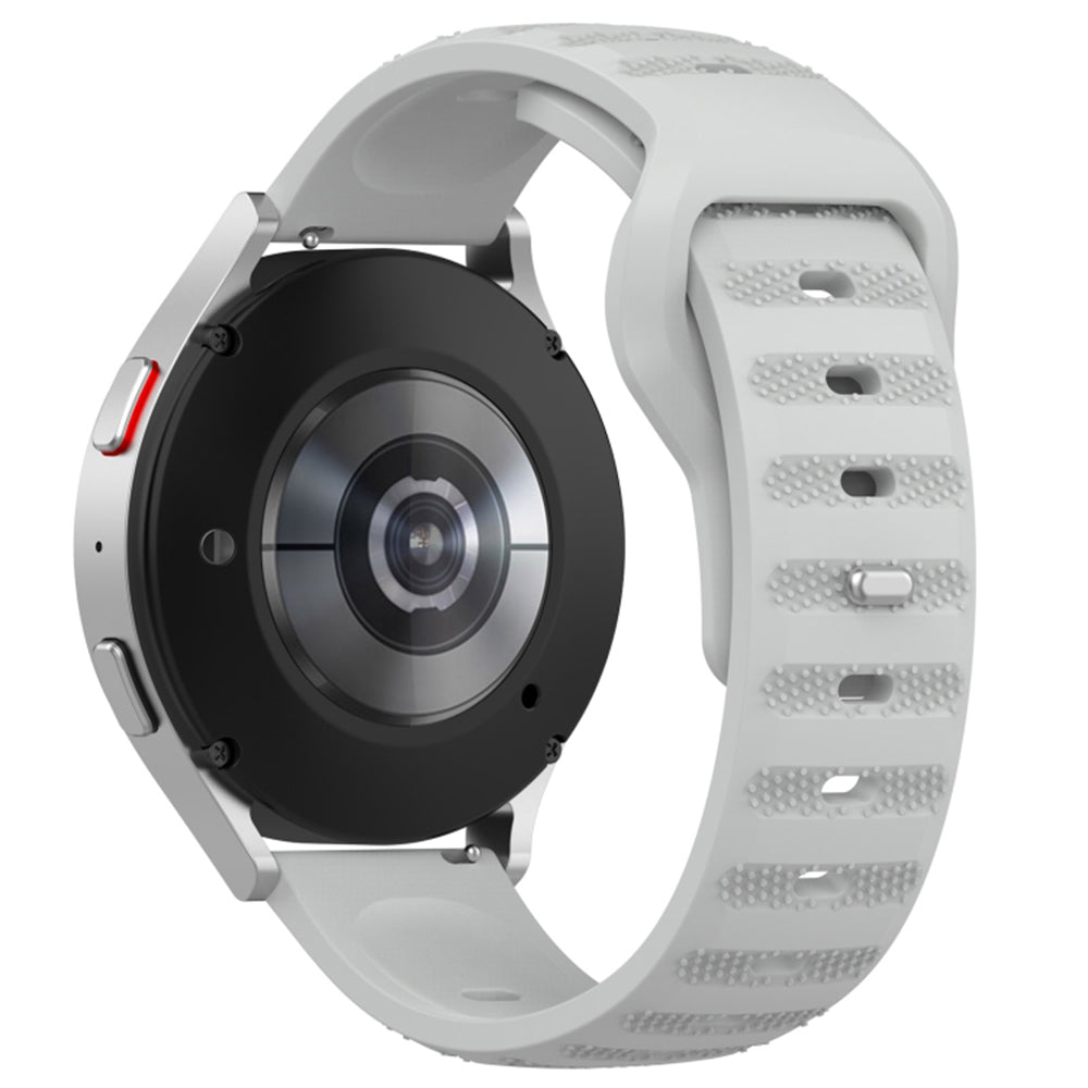 Techsuit W050 -ranneke Samsung Galaxy Watch / Huawei Watch Series, 20mm, Harmaa