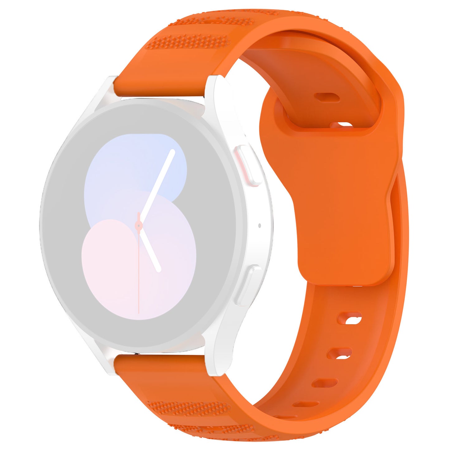 Techsuit W050 -ranneke Samsung Galaxy Watch / Huawei Watch Series, 20mm, Oranssi