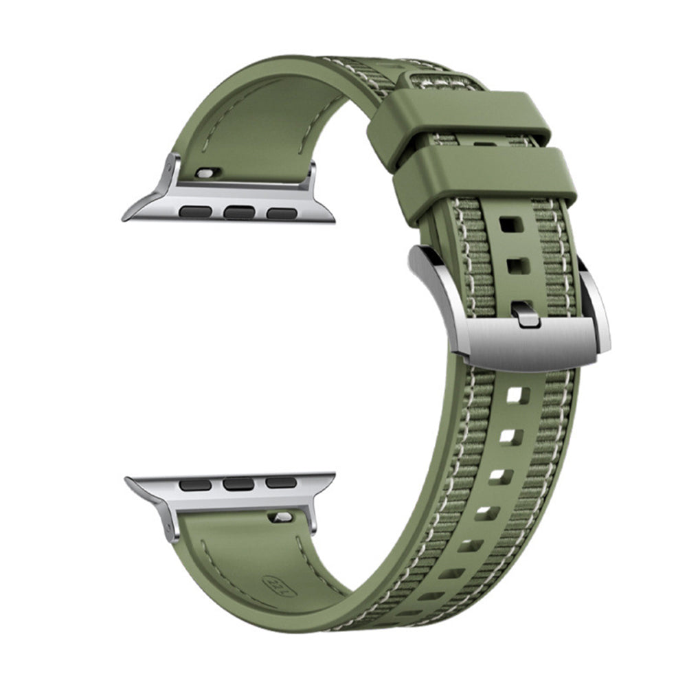 Techsuit W051 Strap for Apple Watch 49mm / 46mm / 45mm / 44mm / 42mm Series, Green