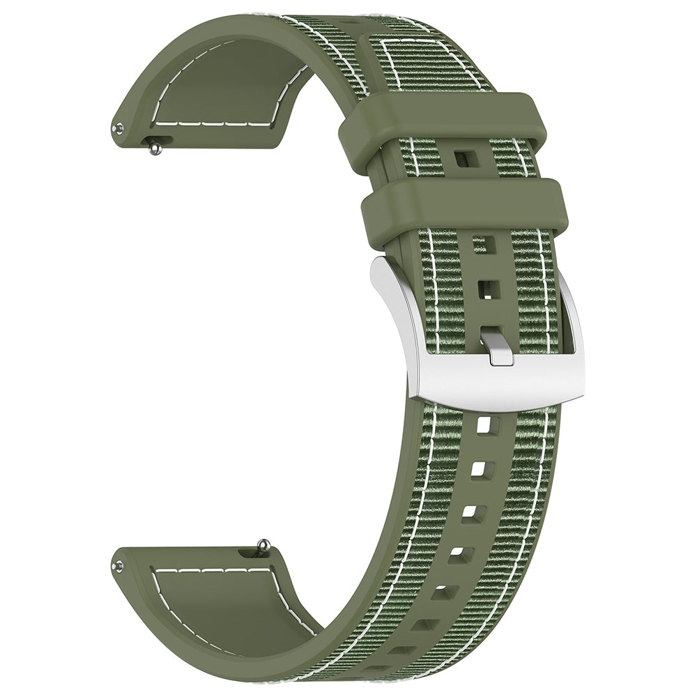 Techsuit W051 -ranneke Huawei Watch / Xiaomi Watch Series, 22mm, Vihreä.